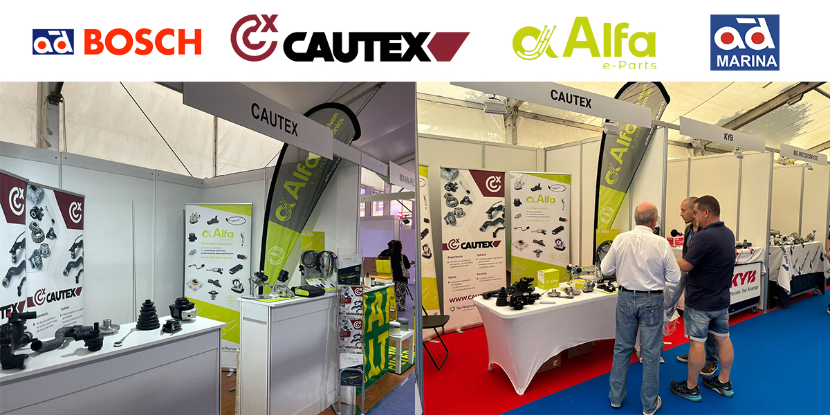 Cautex and Alfa e-Parts exhibit together at AD Bosch and AD Marina fairs